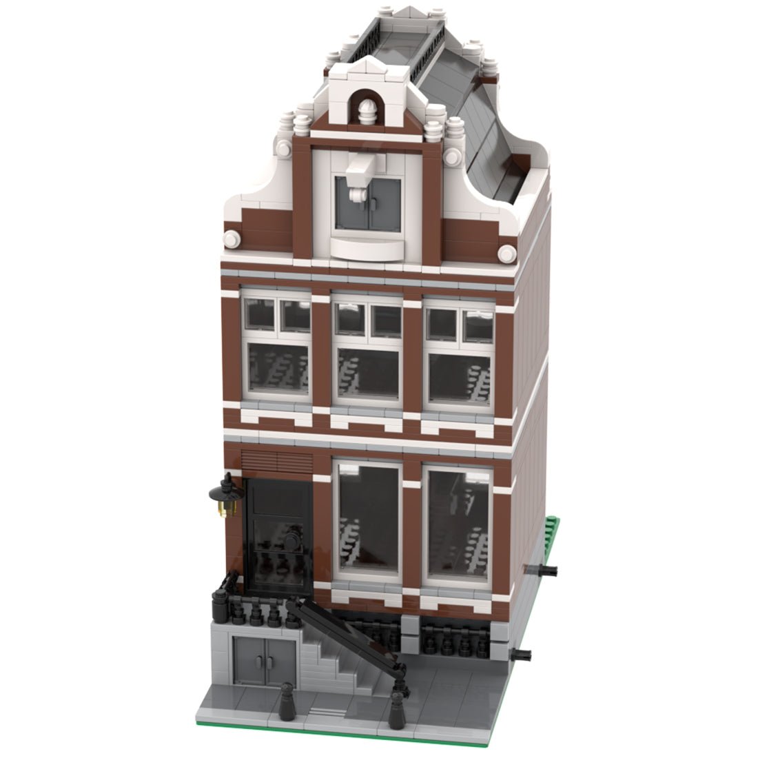 MOC - 46107 Amsterdam Canal House Nr 1 Modular Building - LesDiy