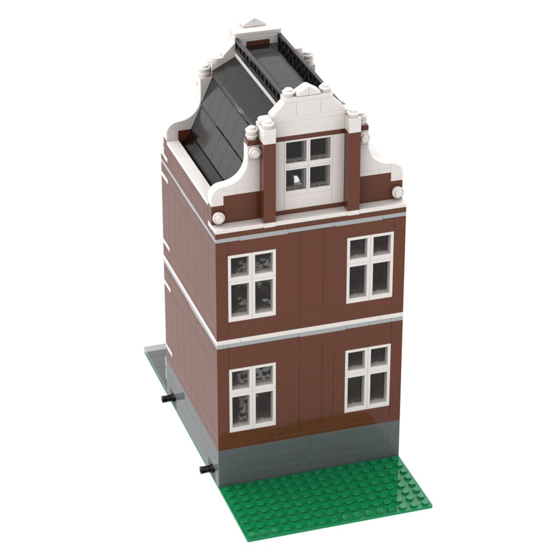 MOC - 46107 Amsterdam Canal House Nr 1 Modular Building - LesDiy