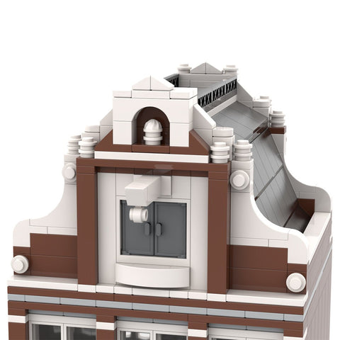 MOC - 46107 Amsterdam Canal House Nr 1 Modular Building - LesDiy - 