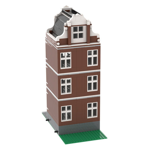 MOC - 46108 Amsterdam Canal House Nr 1 Modular Building - LesDiy - 