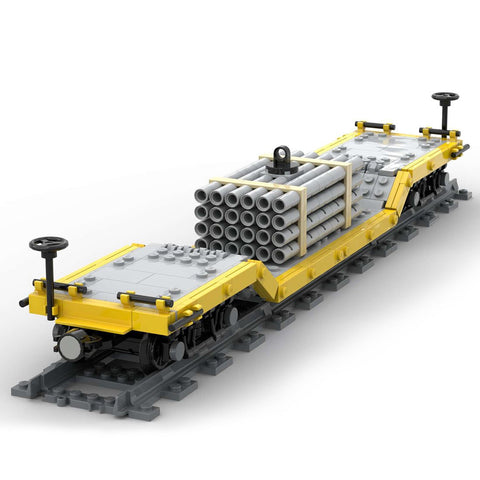 MOC - 46691 Center Drop Train Car Model - LesDiy