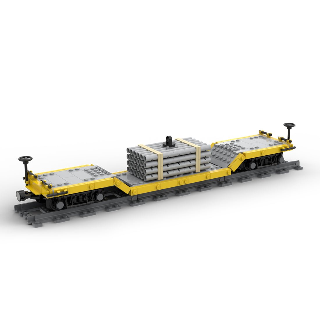 MOC - 46691 Center Drop Train Car Model - LesDiy