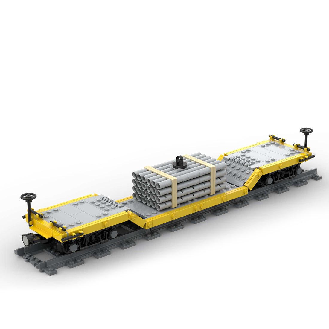 MOC - 46691 Center Drop Train Car Model - LesDiy