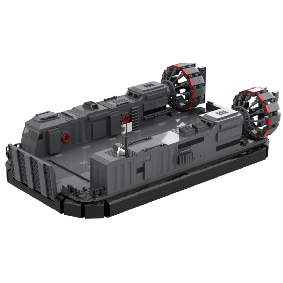 MOC - 47385 LCAC Military Hovercraft Model - LesDiy