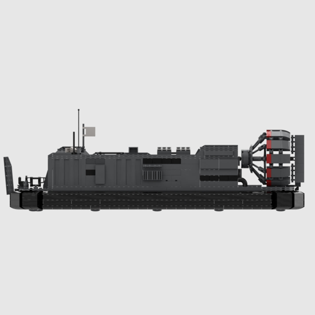 MOC - 47385 LCAC Military Hovercraft Model - LesDiy