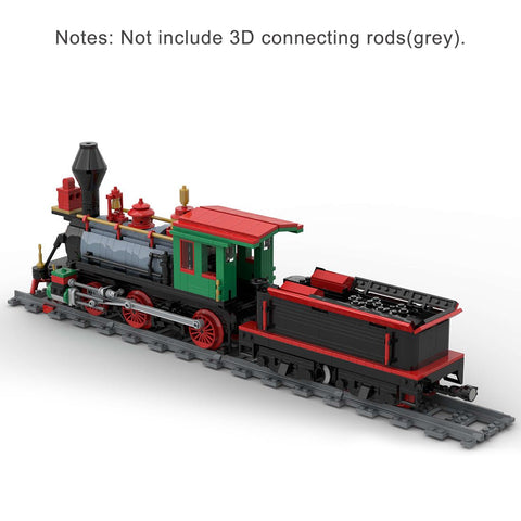 MOC - 48524 Winter Christmas Train Model - LesDiy