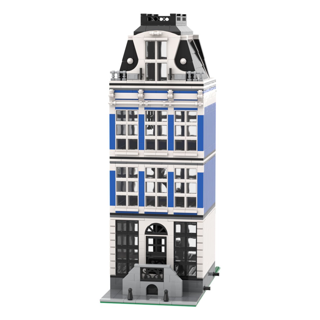 MOC - 48643 Amsterdam Canal House Nr 3 Modular Building - LesDiy