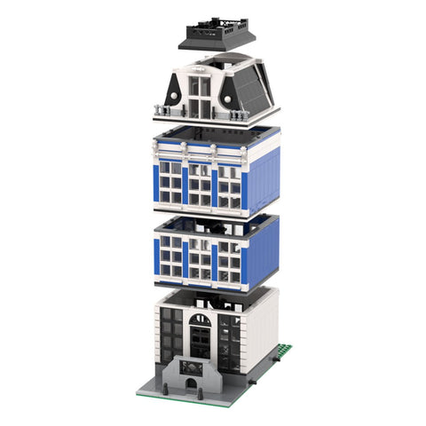 MOC - 48643 Amsterdam Canal House Nr 3 Modular Building - LesDiy