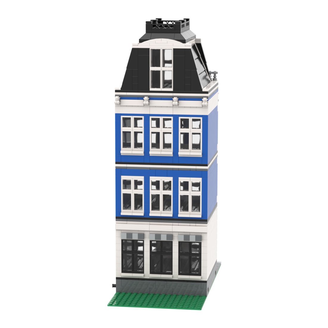 MOC - 48643 Amsterdam Canal House Nr 3 Modular Building - LesDiy - 