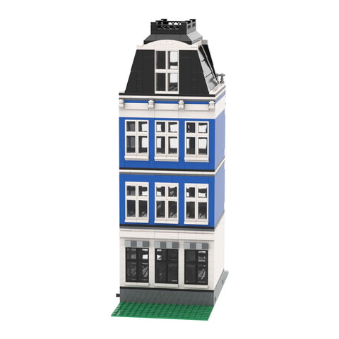 MOC - 48643 Amsterdam Canal House Nr 3 Modular Building - LesDiy