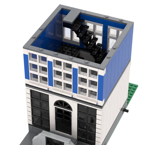 MOC - 48643 Amsterdam Canal House Nr 3 Modular Building - LesDiy