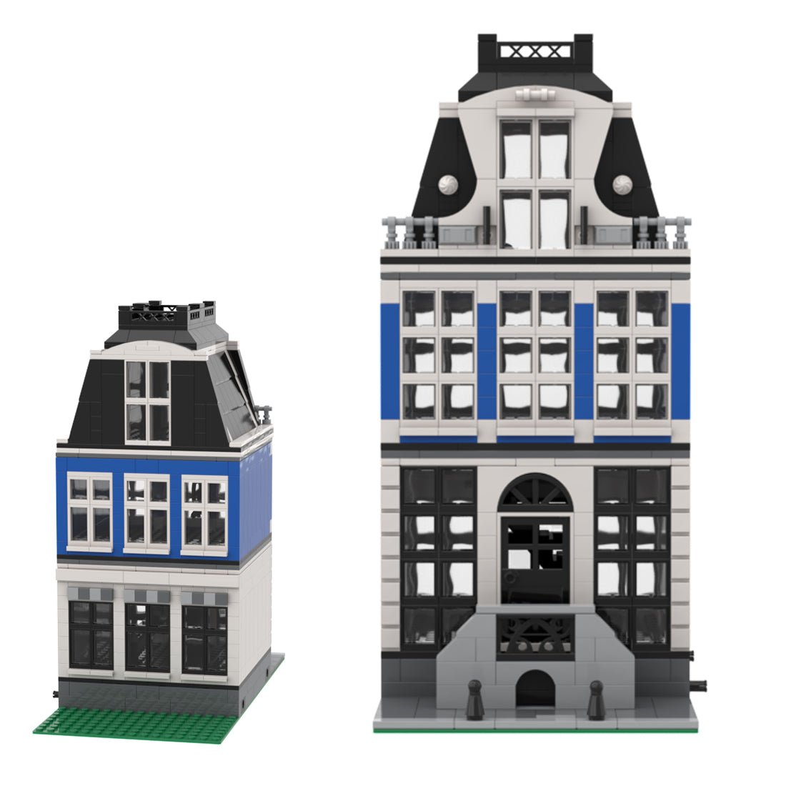 MOC - 48777 Amsterdam Canal House Nr 3 Modular Building - LesDiy - 