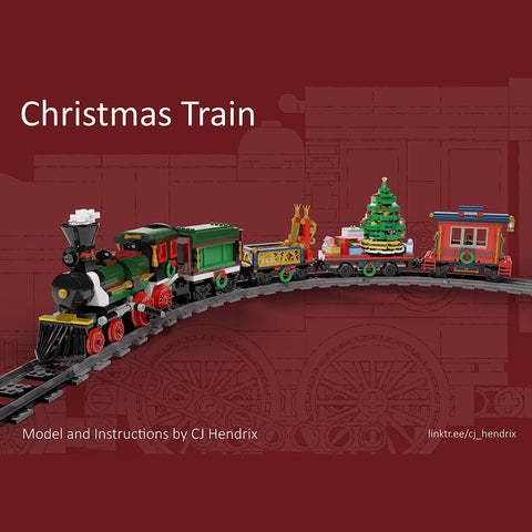 MOC - 49581 Motorized and Improved Christmas Train - LesDiy