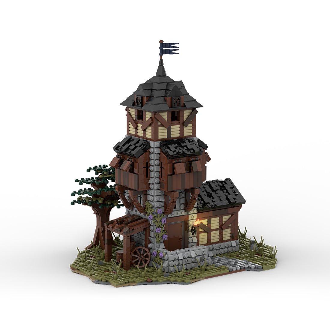 MOC - 49647 Medieval Watchtower - LesDiy