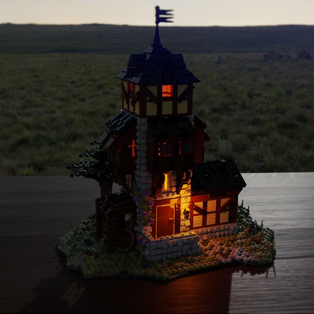 MOC - 49647 Medieval Watchtower - LesDiy