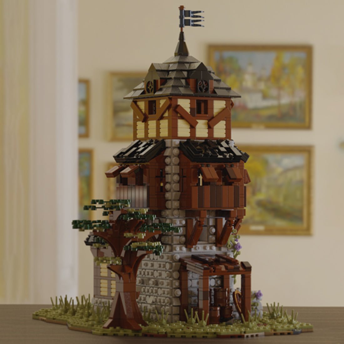 MOC - 49647 Medieval Watchtower - LesDiy