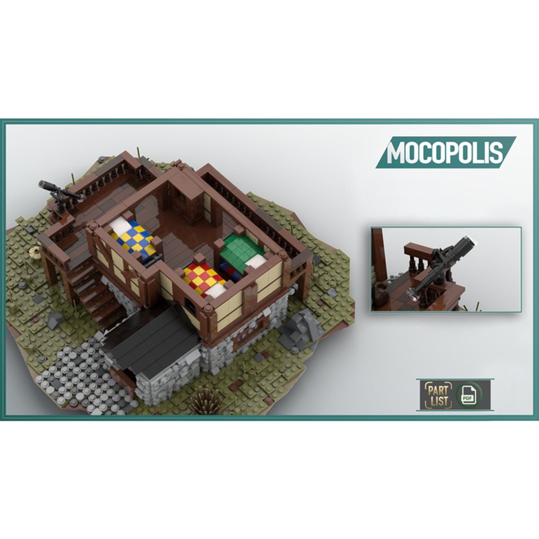 MOC - 49665 MOC Medieval House #2 (Inn) - LesDiy