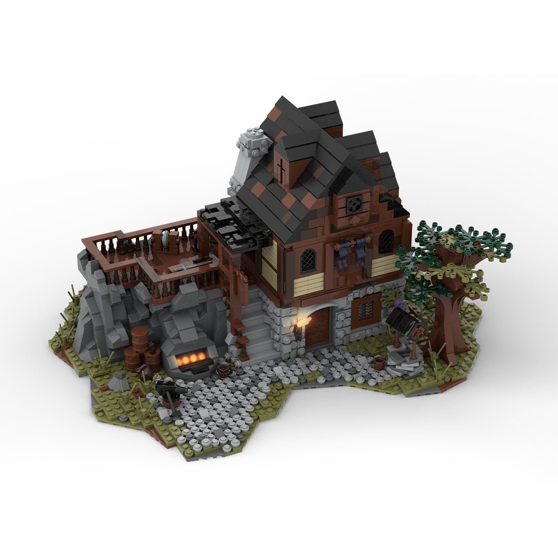 MOC - 49666 Medieval Smithy - LesDiy