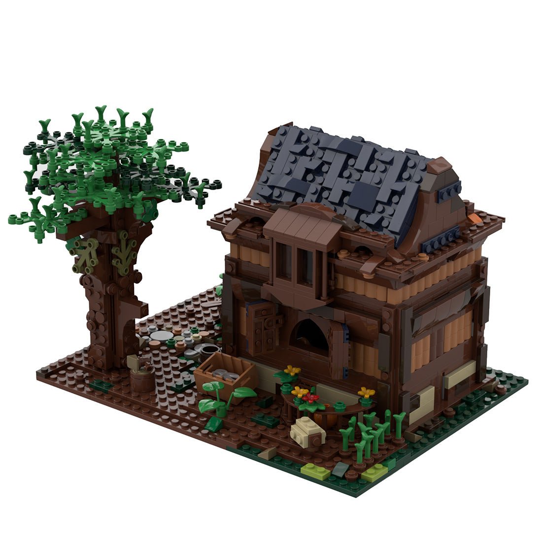 MOC - 50031 Medieval Farmhouse Building Blocks - LesDiy - 