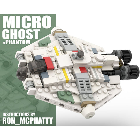 MOC - 50605 Micro Ghost & Phantom Spaceship Model - LesDiy