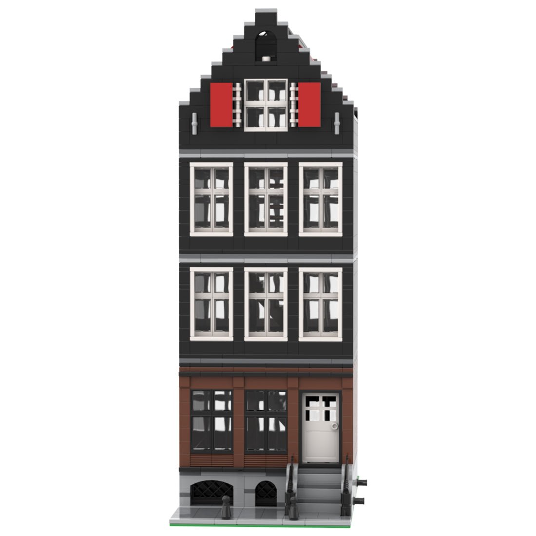 MOC - 51061 Amsterdam Canal House Nr 4 Modular Building - LesDiy