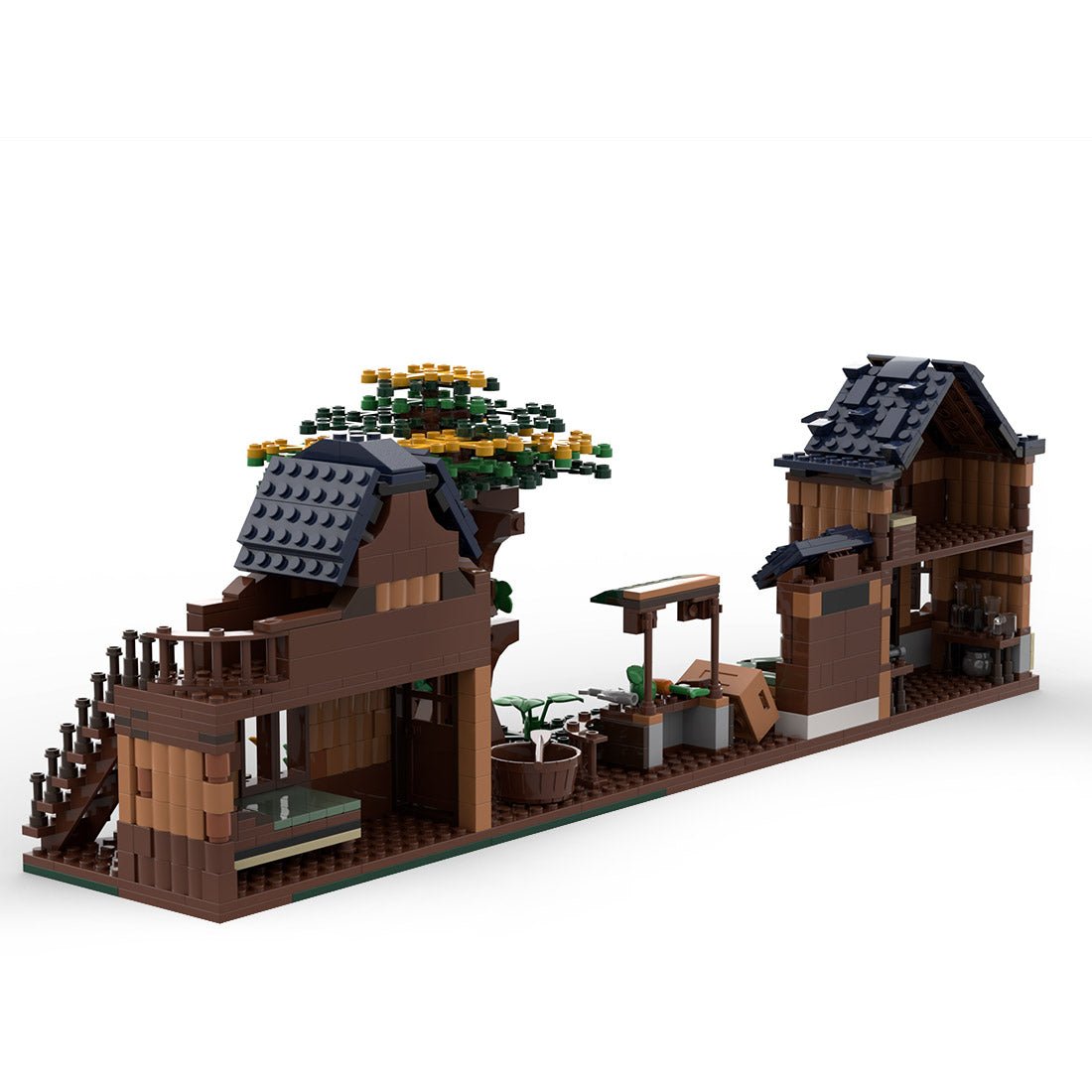 MOC - 52113 Medieval Dutch Street Building Blocks - LesDiy