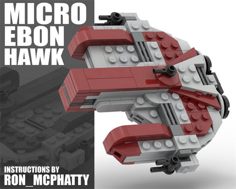 MOC - 53095 Micro Ebon Hawk - LesDiy