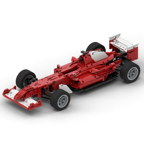 MOC - 55987 F2004 1/8 Scale Formula Racing Car - LesDiy