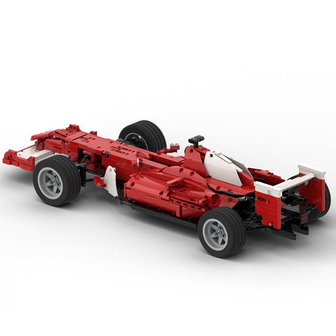 MOC - 55987 F2004 1/8 Scale Formula Racing Car - LesDiy