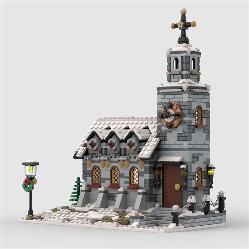 MOC - 58208 Little Winter Church - LesDiy