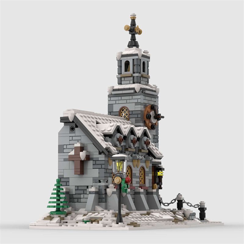 MOC - 58208 Little Winter Church - LesDiy