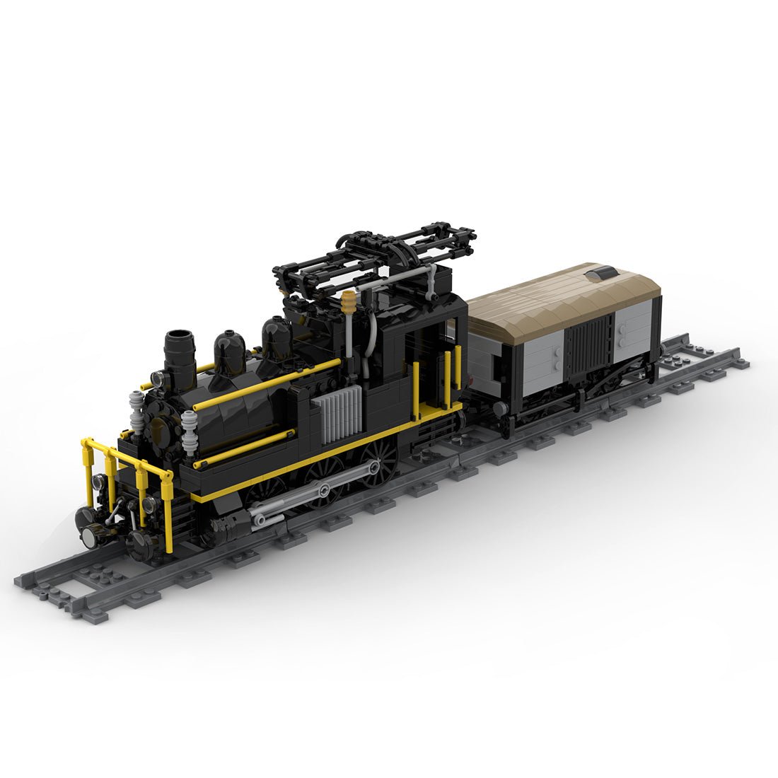 MOC - 58561 Swiss Electrified Steam Locomotive - LesDiy