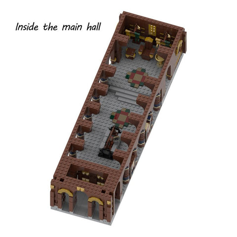 MOC - 62288 UCS Edoras - Meduseld Golden Hall - LesDiy