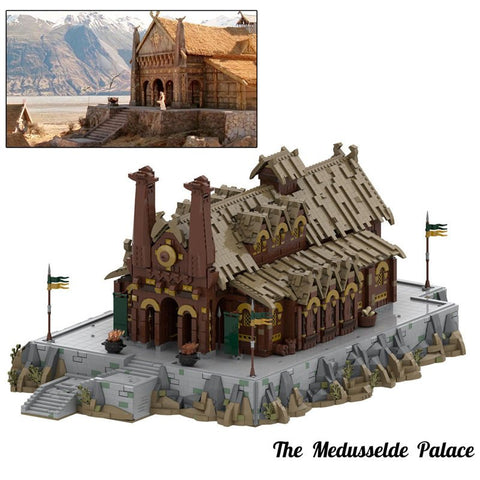 MOC - 62288 UCS Edoras - Meduseld Golden Hall - LesDiy