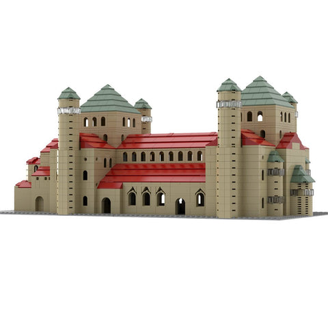 MOC - 63638 German Romanesque Church - LesDiy