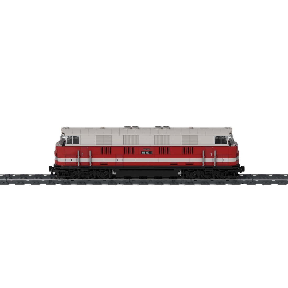 MOC - 68729 BR118 Diesel Locomotive Model - LesDiy