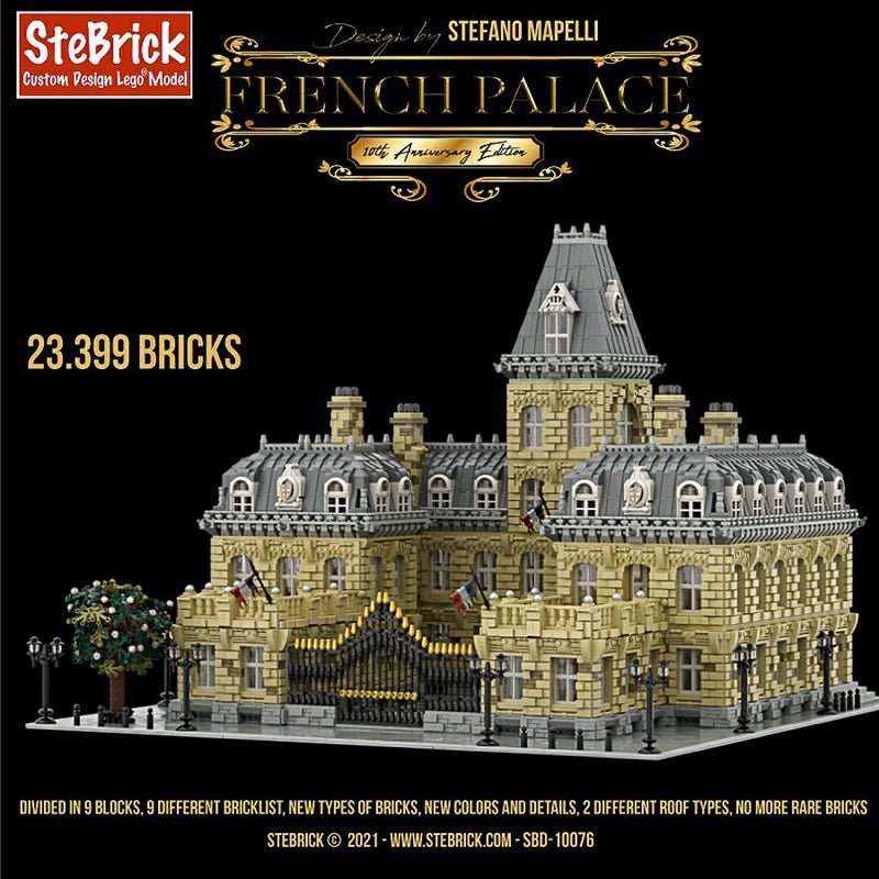 MOC - 70573 Happy Anniversary French Palace - LesDiy - MOC