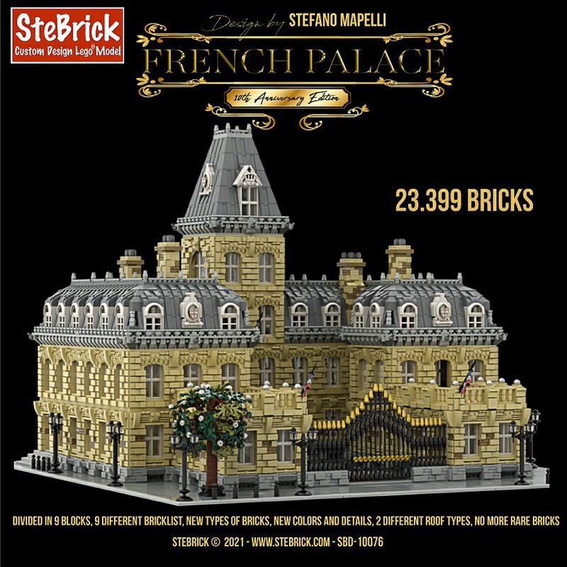 MOC - 70573 Happy Anniversary French Palace - LesDiy