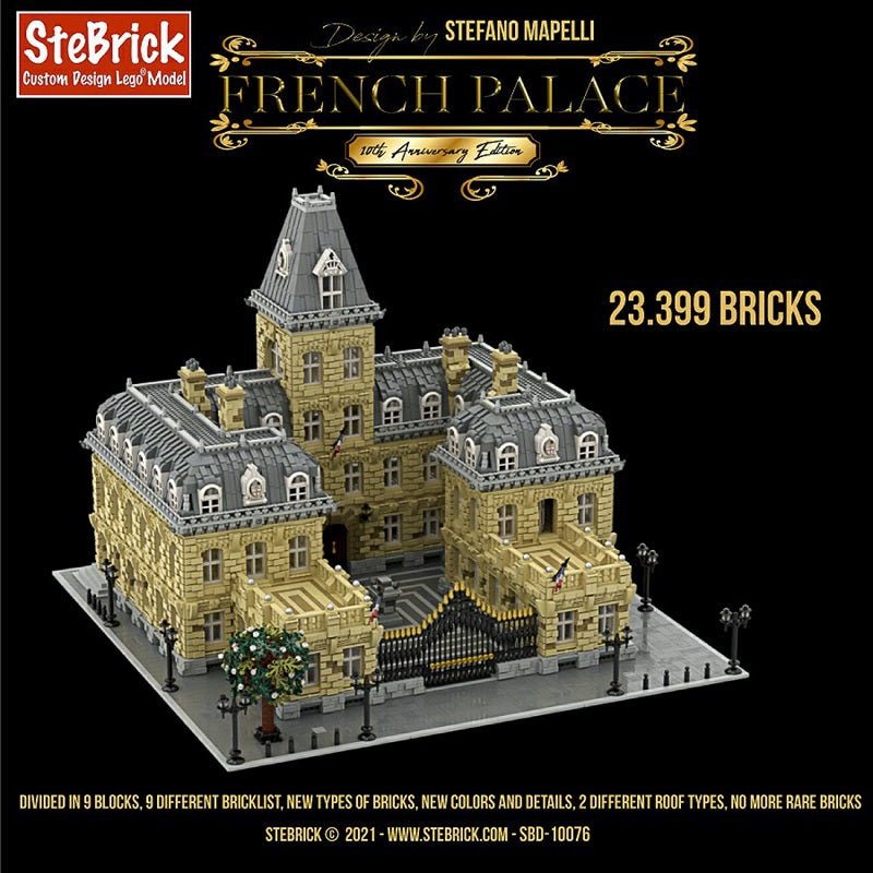 MOC - 70573 Happy Anniversary French Palace - LesDiy - MOC