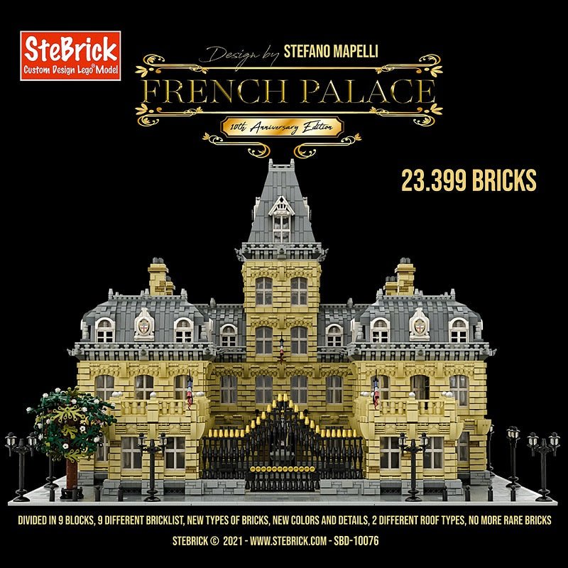 MOC - 70573 Happy Anniversary French Palace - LesDiy - MOC