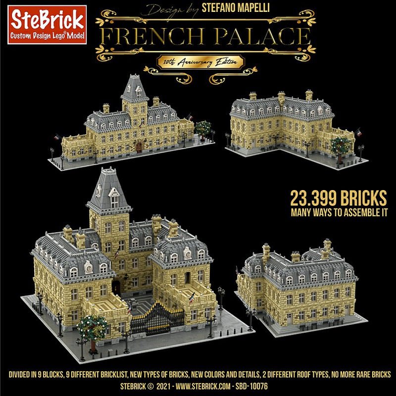 MOC - 70573 Happy Anniversary French Palace - LesDiy