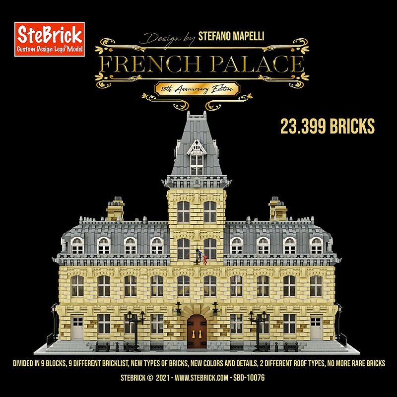 MOC - 70573 Happy Anniversary French Palace - LesDiy - MOC