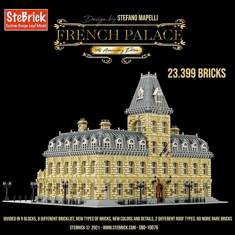 MOC - 70573 Happy Anniversary French Palace - LesDiy