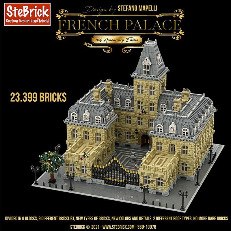 MOC - 70573 Happy Anniversary French Palace - LesDiy - MOC