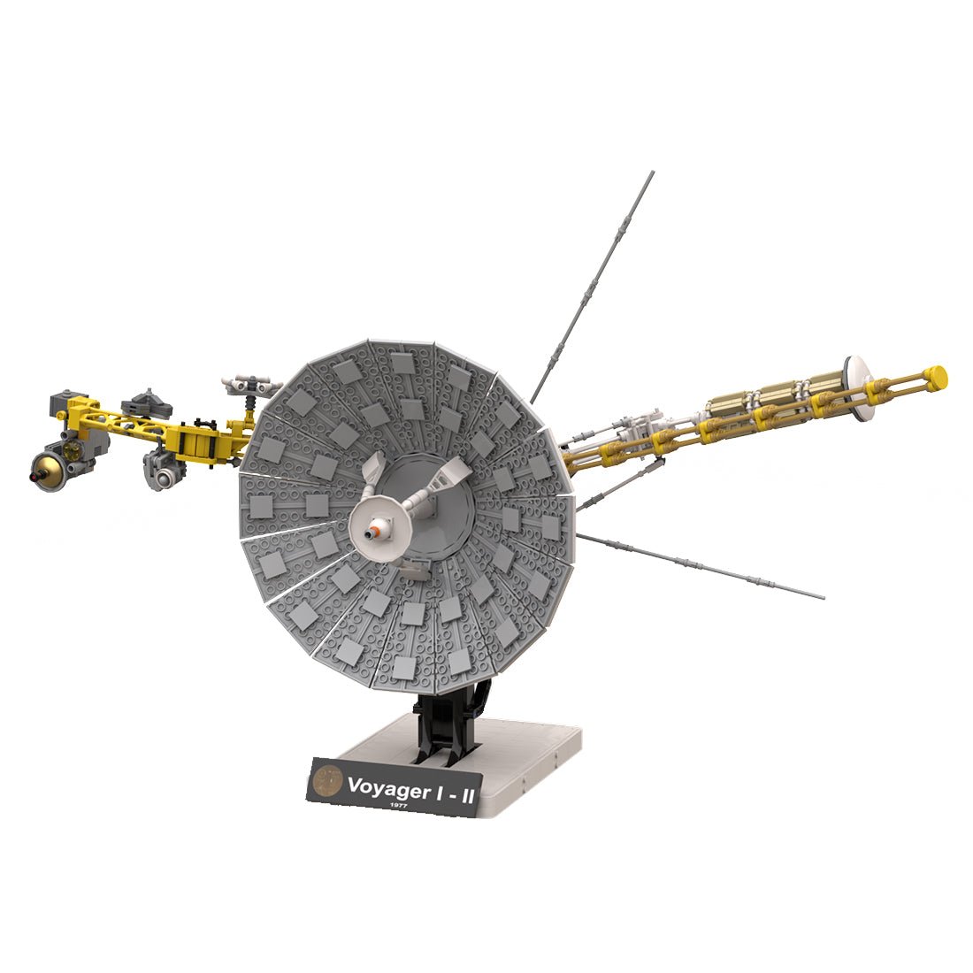 MOC - 71157 1/12 American Voyager Space Probe Model - LesDiy - 