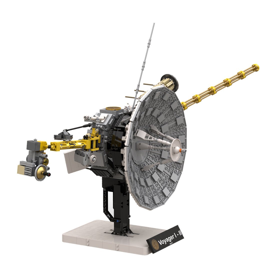 MOC - 71157 1/12 American Voyager Space Probe Model - LesDiy