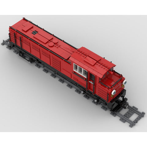 MOC - 75548 Japanese DL 43 Locomotive Building Blocks - LesDiy