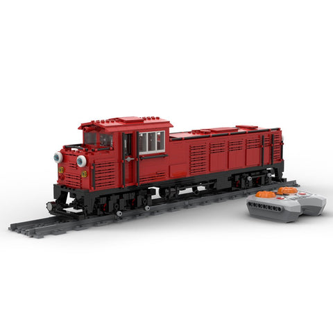 MOC - 75548 Japanese DL 43 Locomotive Building Blocks - LesDiy