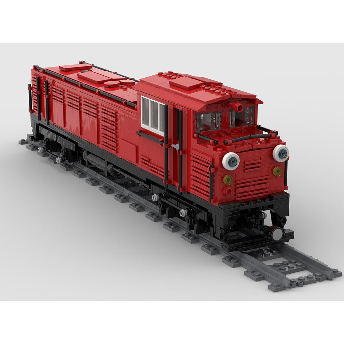 MOC - 75548 Japanese DL 43 Locomotive Building Blocks - LesDiy