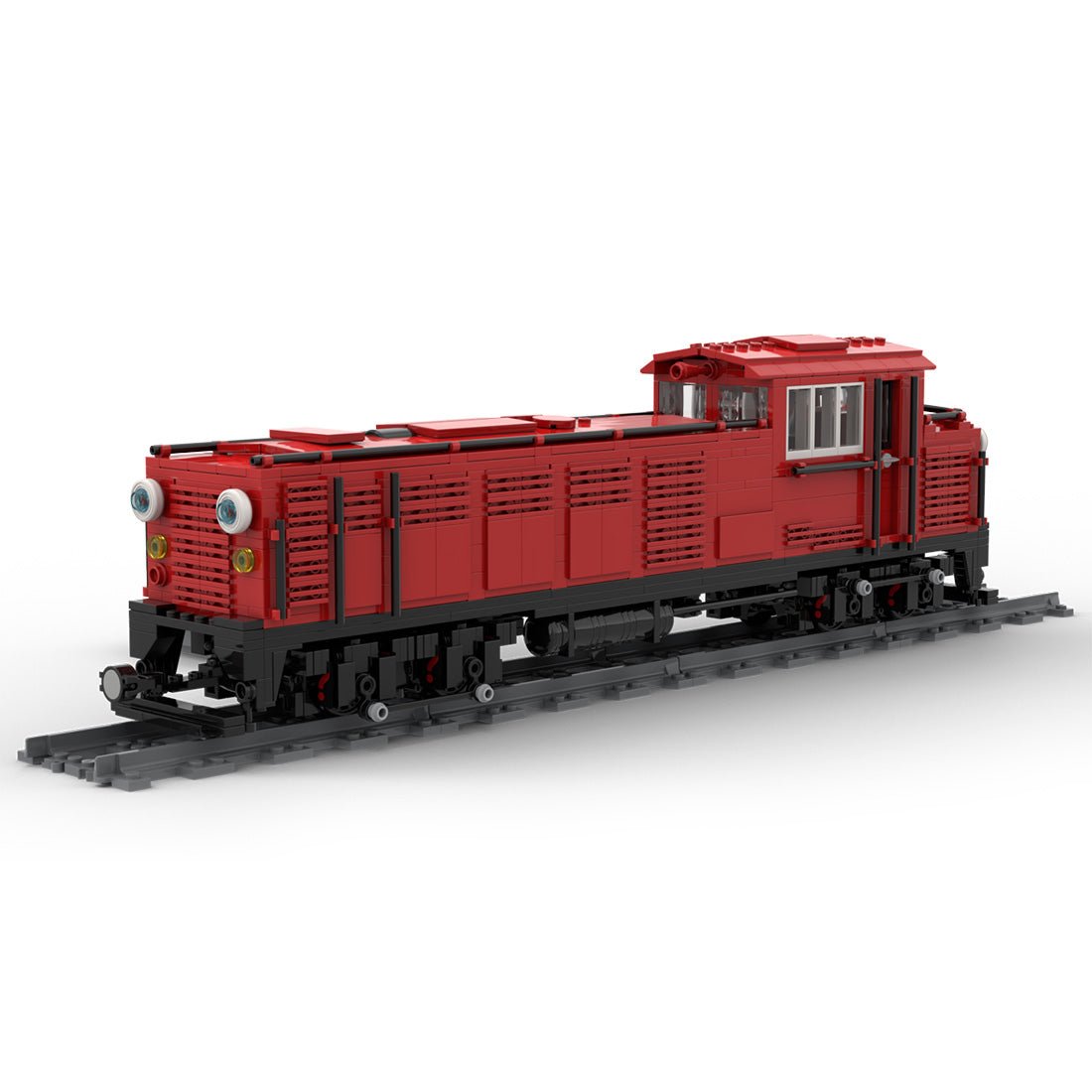 MOC - 75548 Japanese DL 43 Locomotive Building Blocks - LesDiy